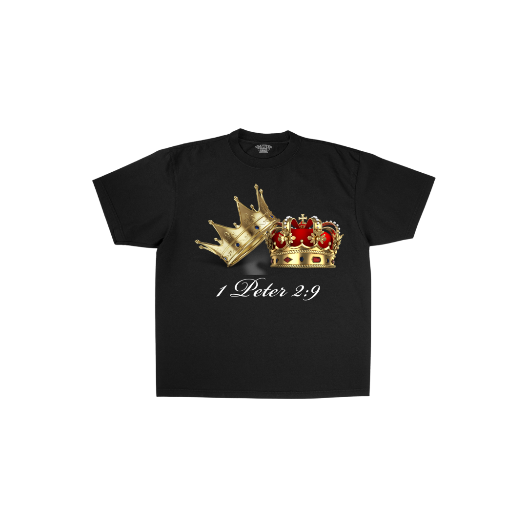 CROWNS - BLACK TEE