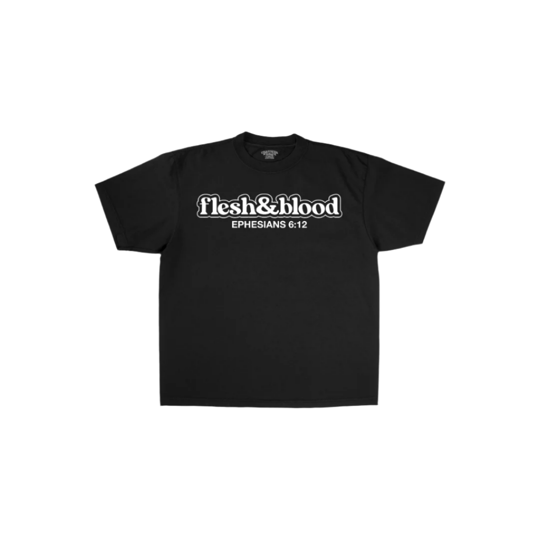 FLESH & BLOOD - BLACK TEE