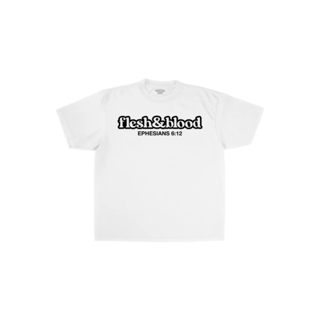 FLESH & BLOOD - WHITE TEE