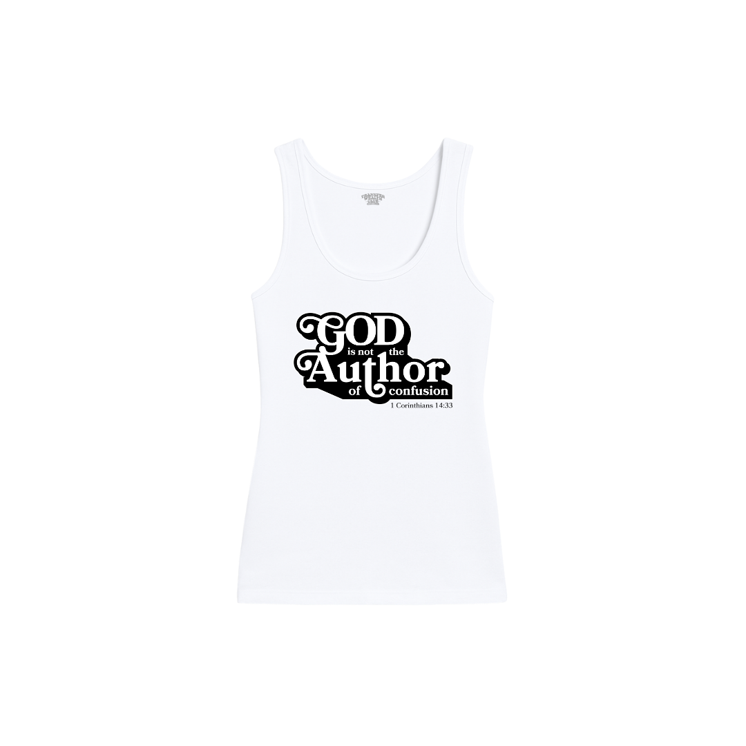GOD - WHITE TANK TOP