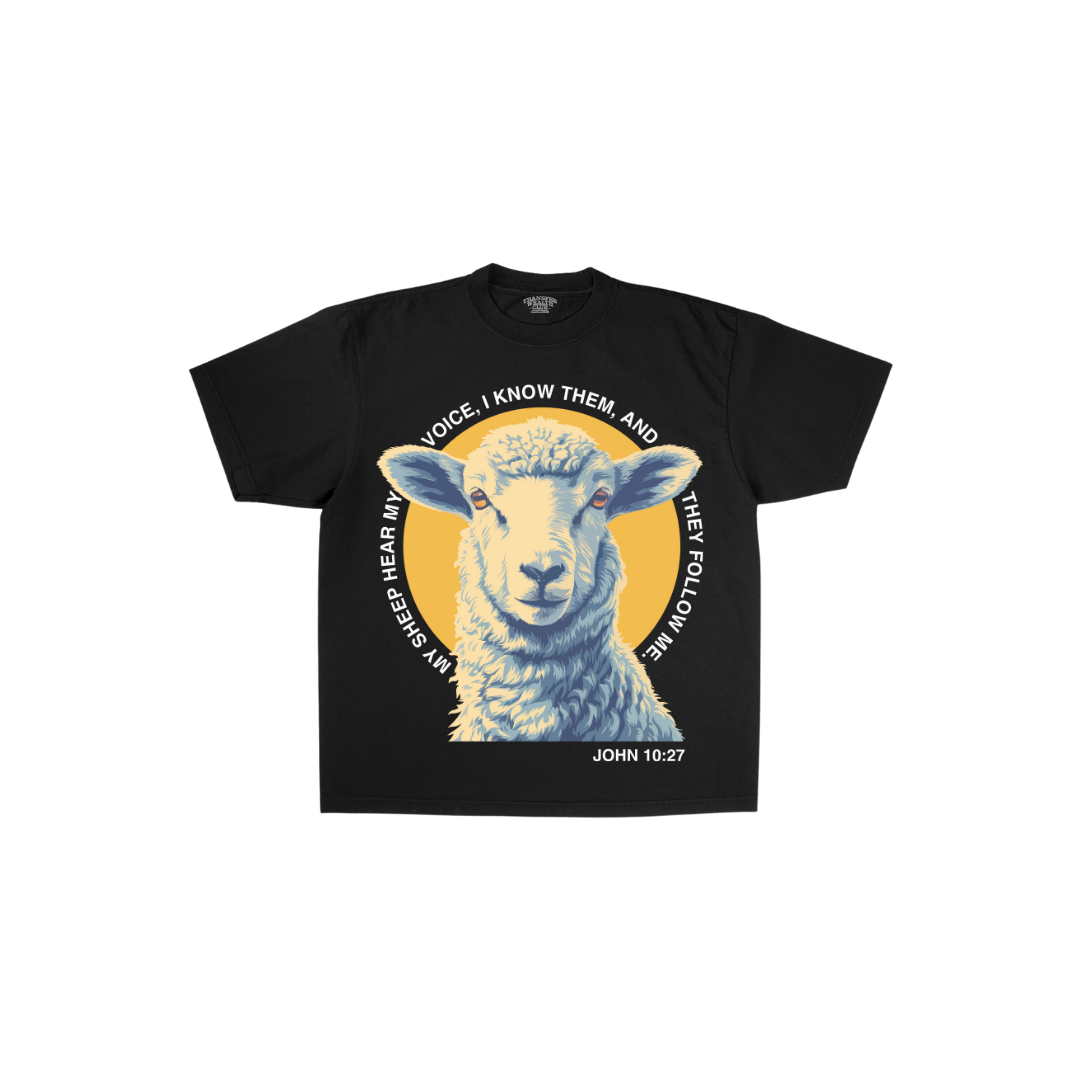 JOHN 10:27 BLACK TEE