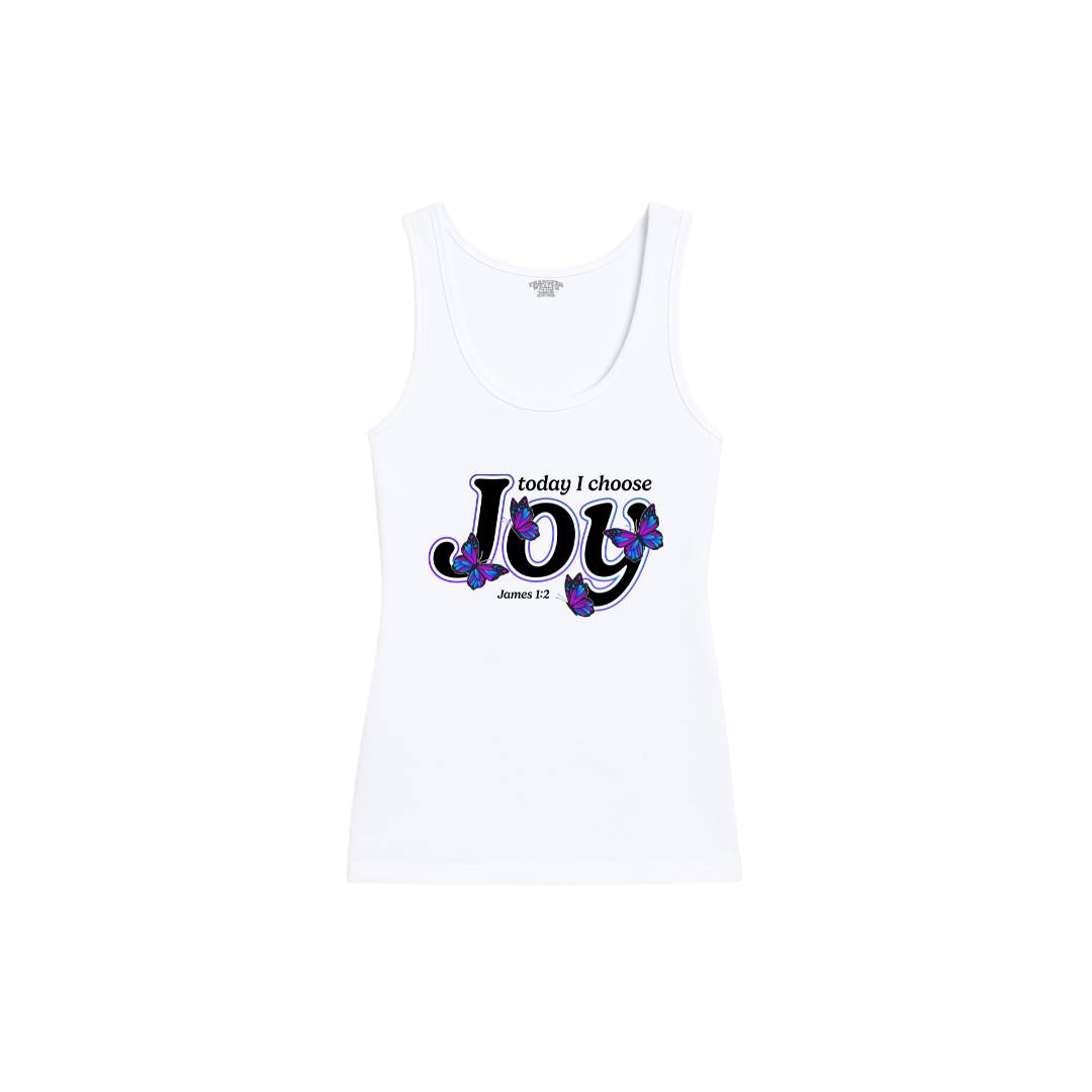 JOY - WHITE TANK TOP