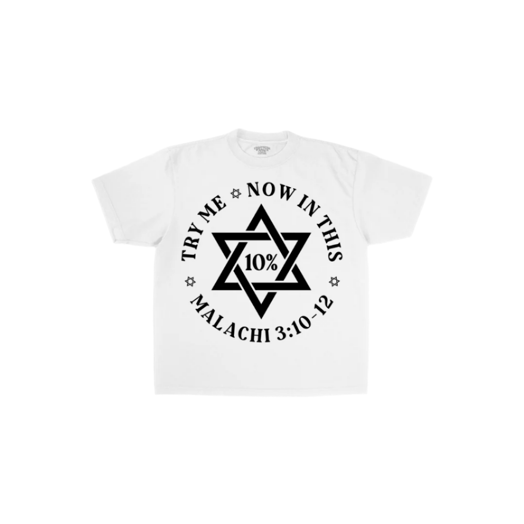 MALACHI 3:10-12 - WHITE TEE