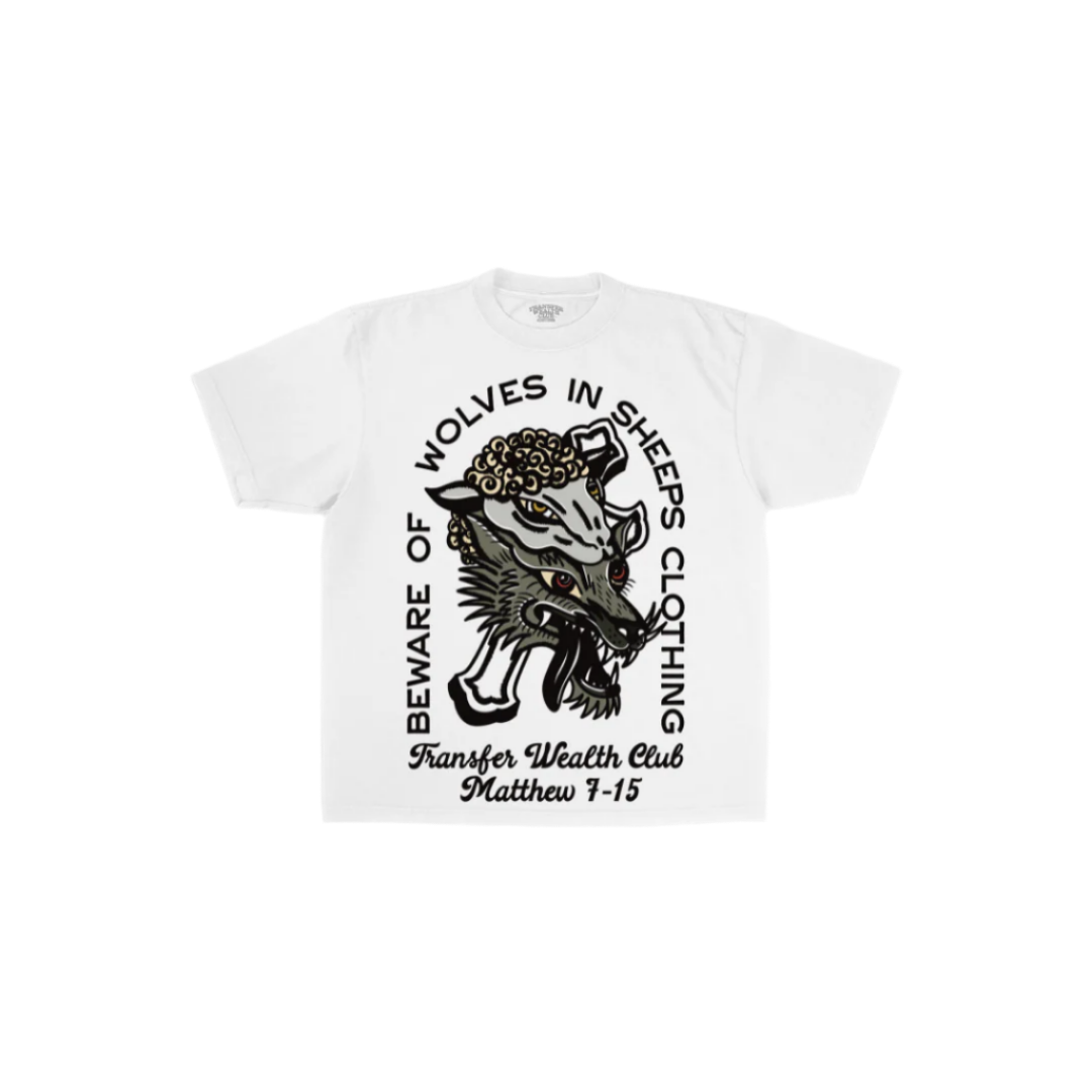 WOLVES - WHITE TEE